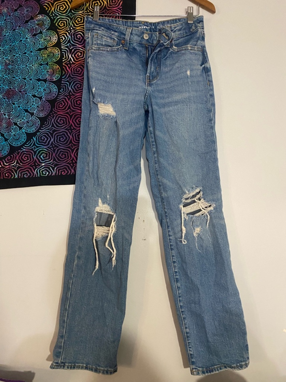 Old Navy high rise baggy jeans